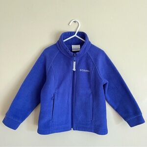Columbia Fleece Zip Up Jacket, size 4/5
